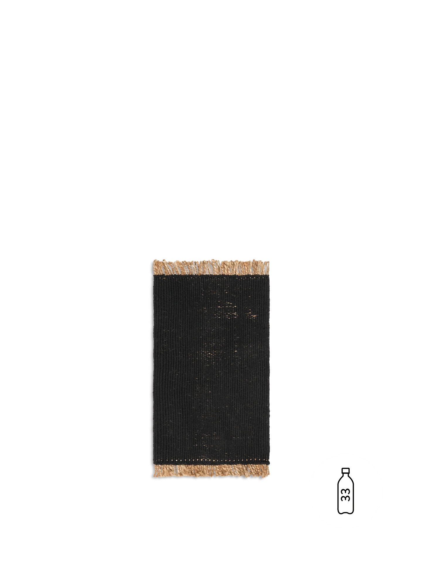 Block Mat - Black/Natural