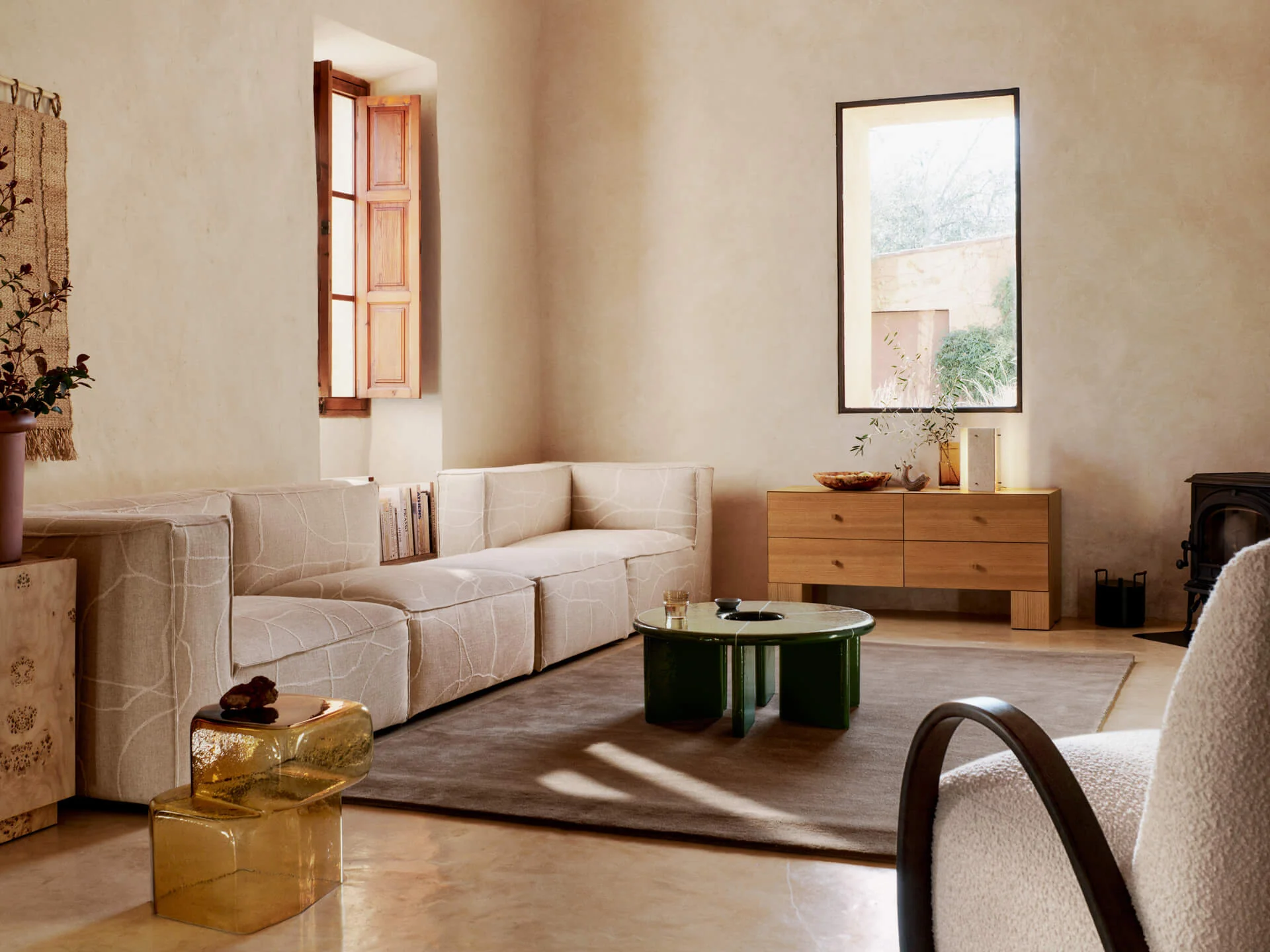 Catena Sofa Armrest Left S400 - Can Lis - Sand/Off-White - US - Image 3