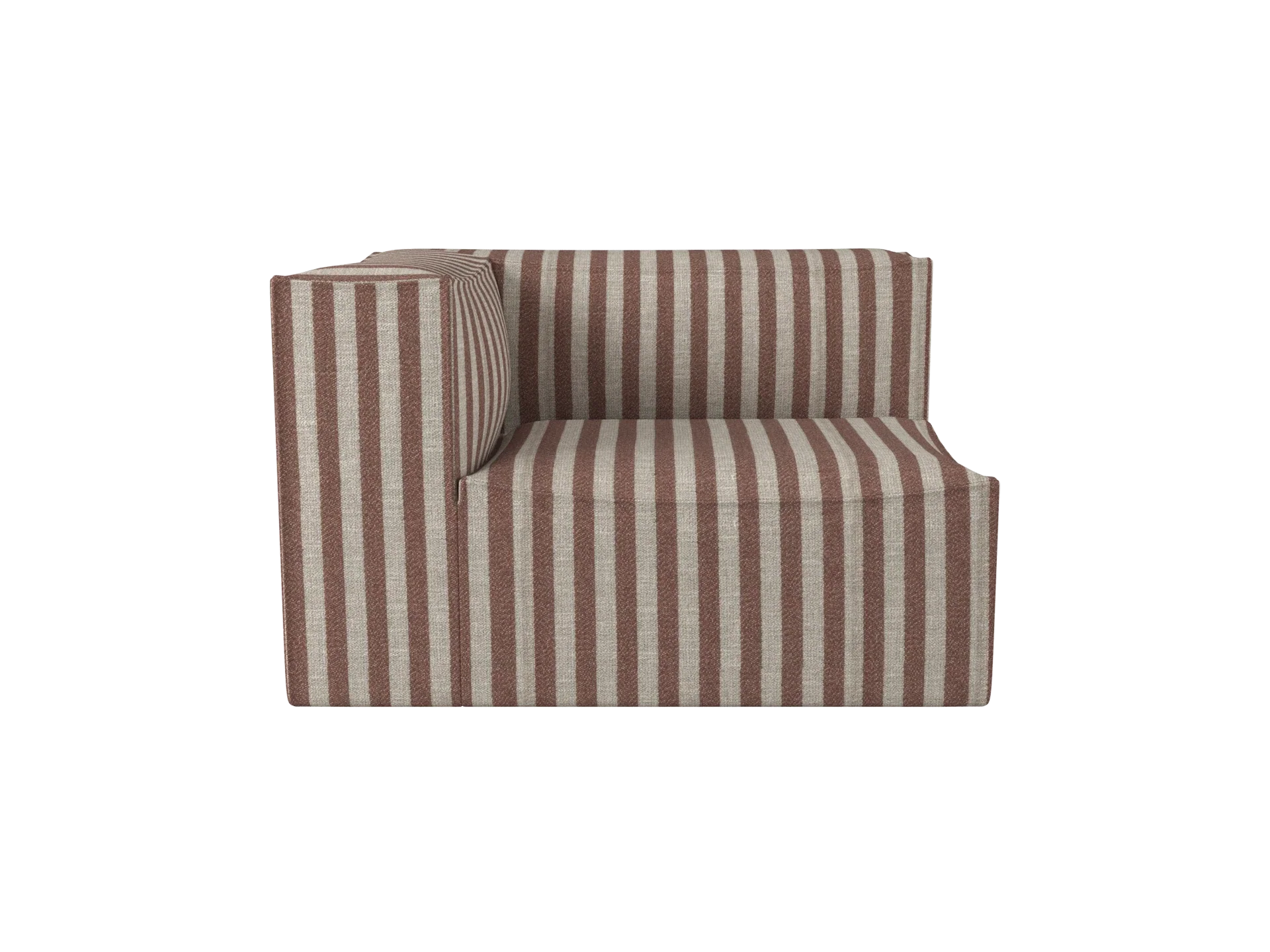 Catena Sofa Armrest Left S400 - Louisiana - Sand/Chocolate - US
