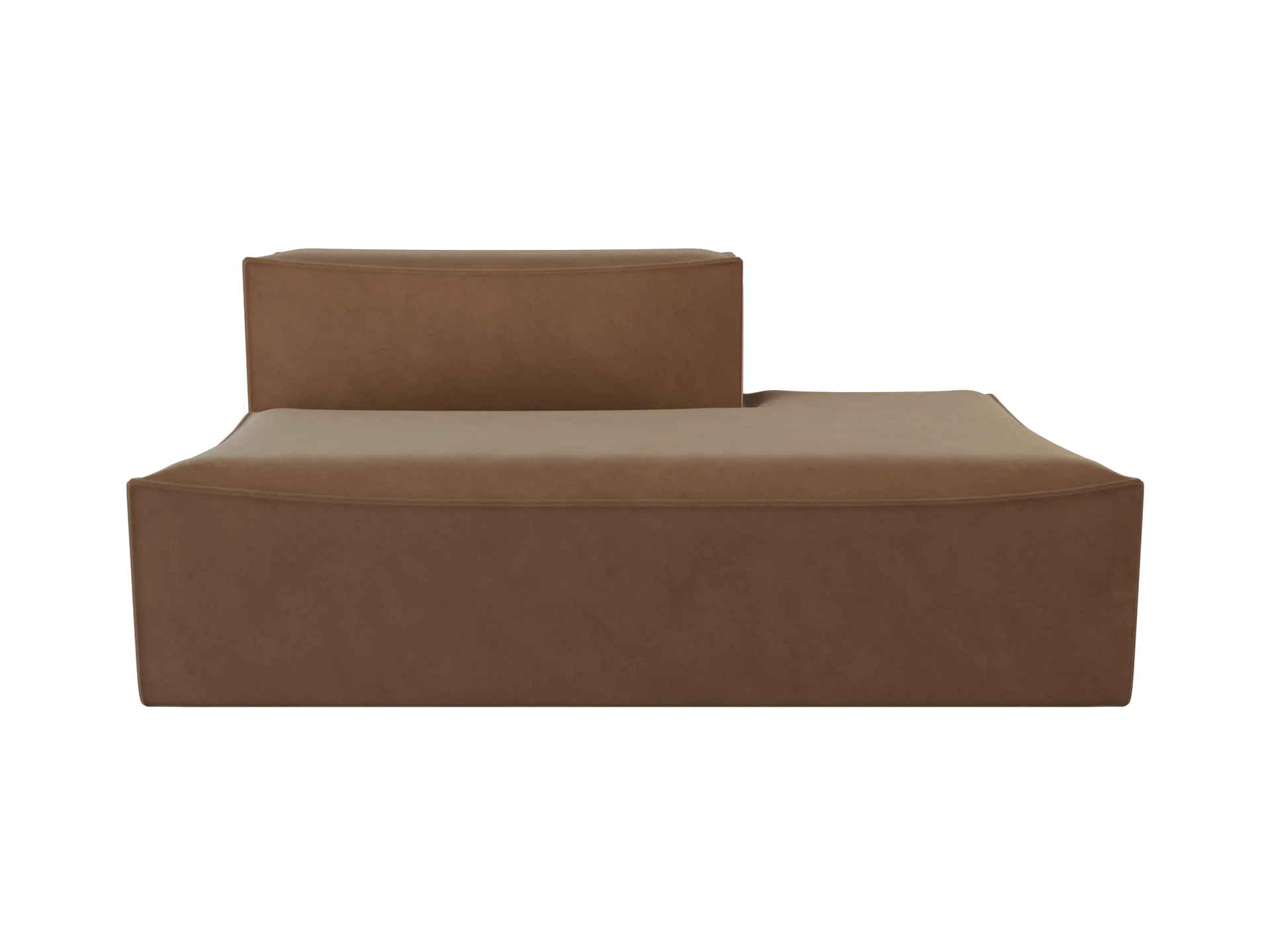 Catena Sofa Open End Right L301 - Rich Velvet - Soft Brown - US - Image 2