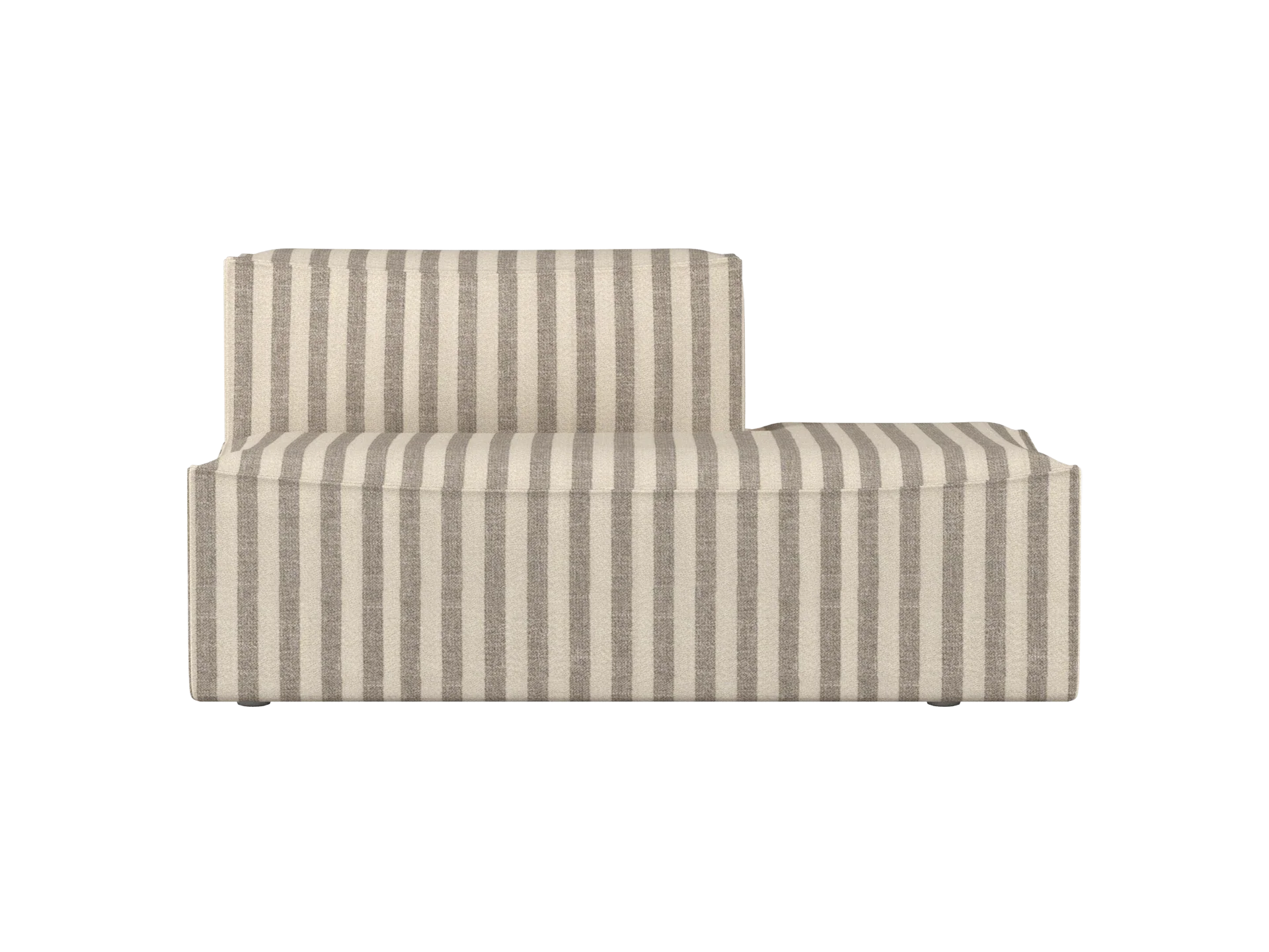 Catena Sofa Open End Right S301 - Louisiana - Sand/Off-White - US