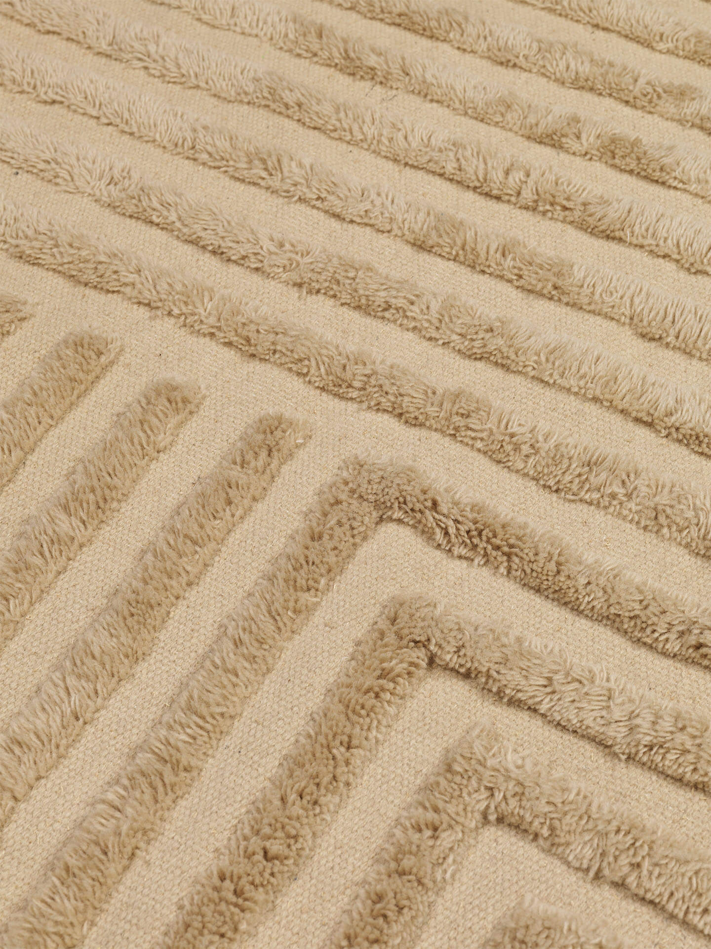 Crease Wool Rug - Light Sand - Image 5