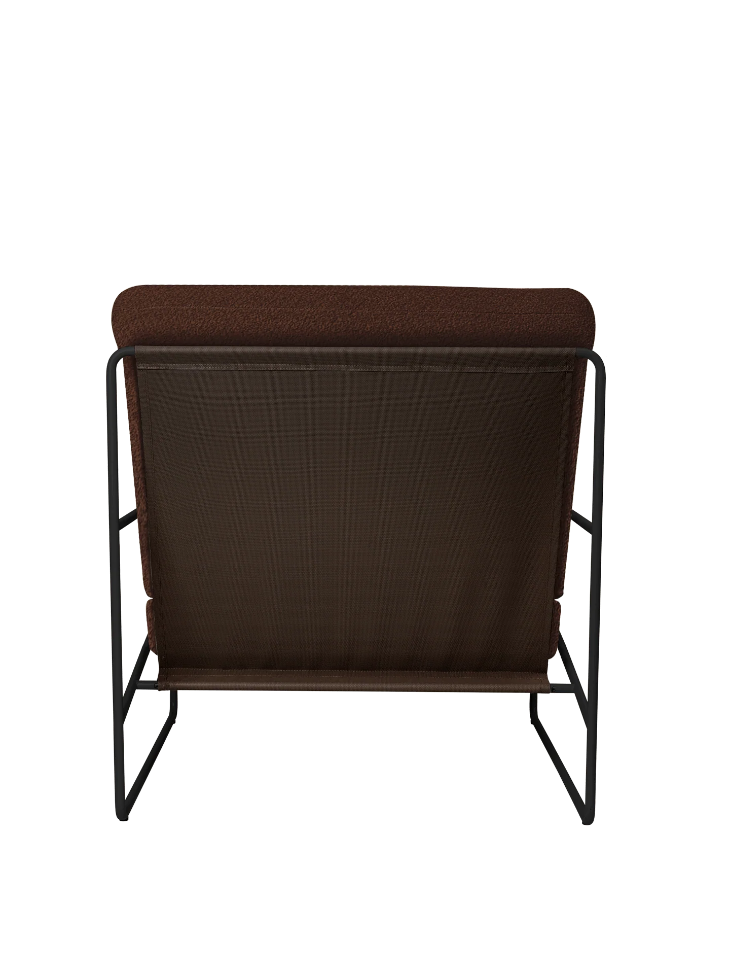 Desert 1-seater - Black - Pure Bouclé - Chestnut - Image 3