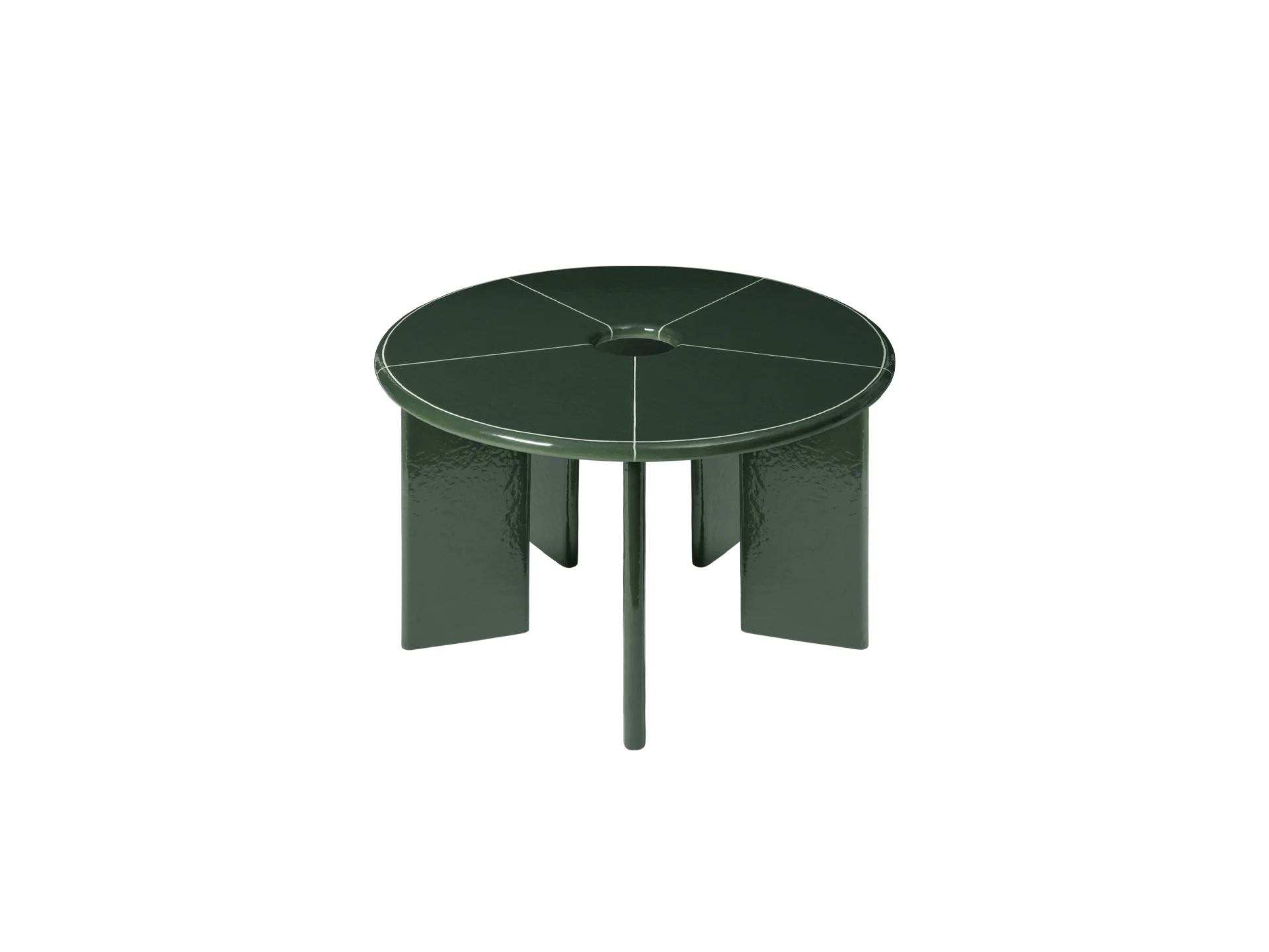 Deya Dining Table - Dark Green - Image 4