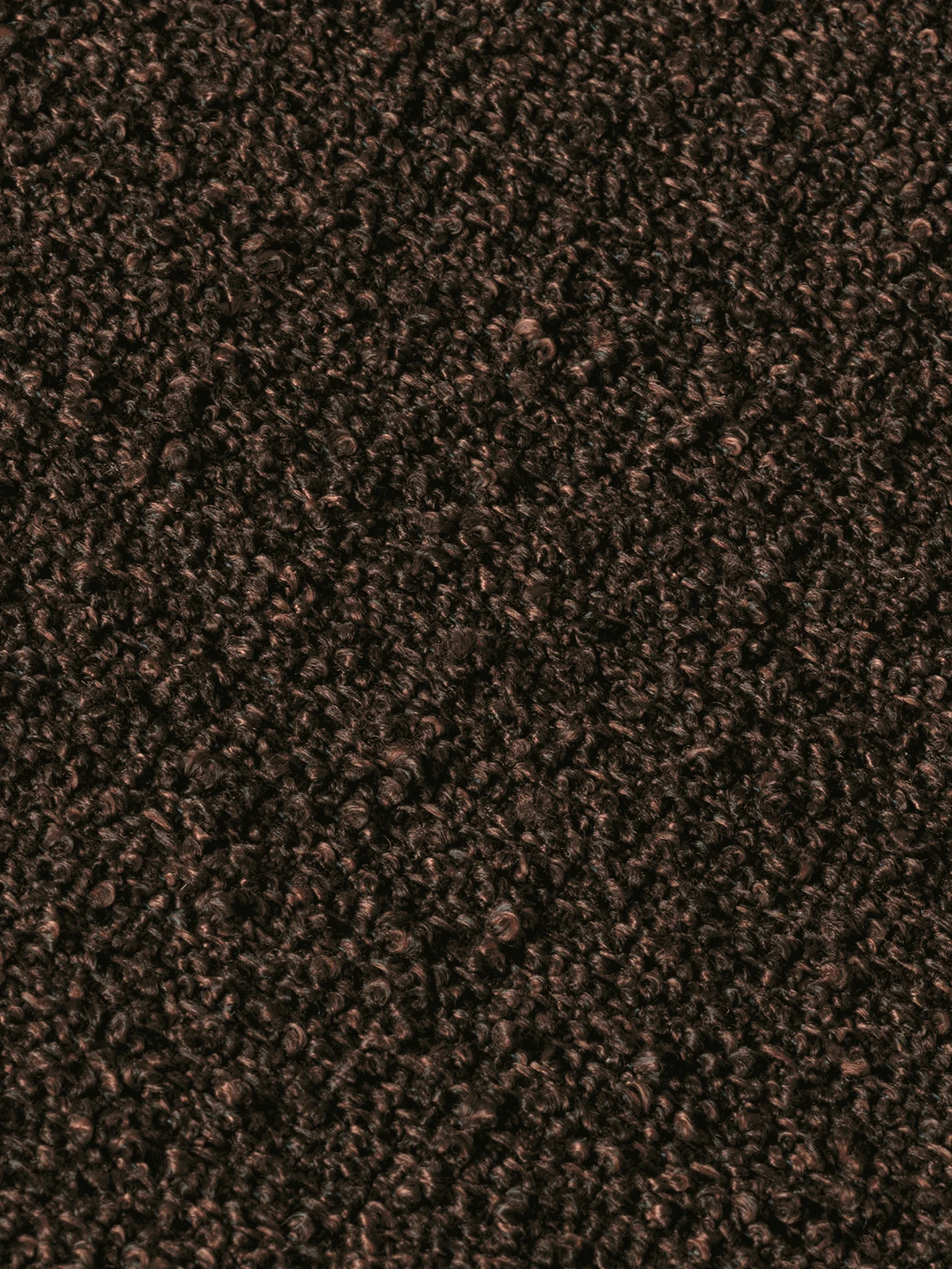 Desert 2-seater - Black - Pure Bouclé - Chestnut - Image 4