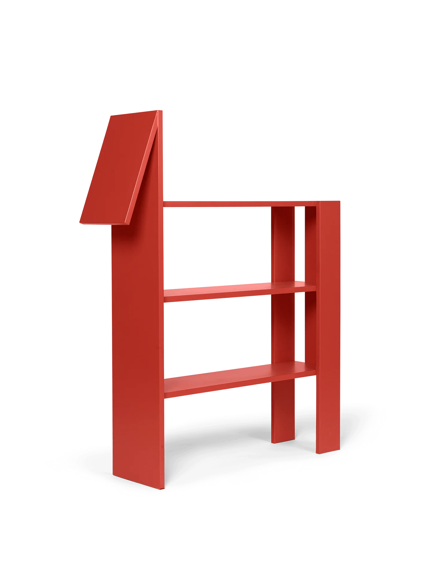 Horse Bookcase - Poppy Red