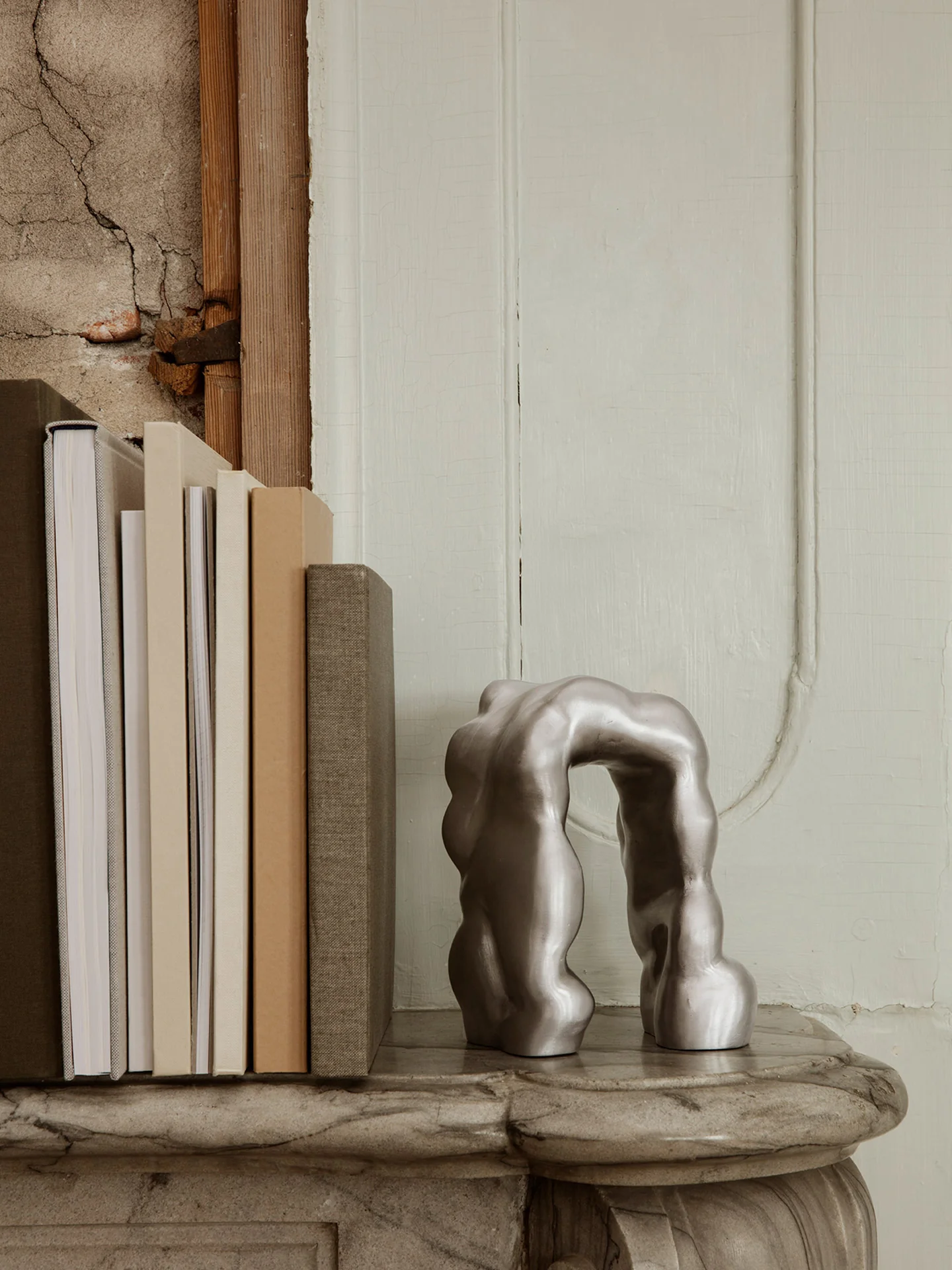 Morf Sculpture - Brushed Aluminium - Image 2