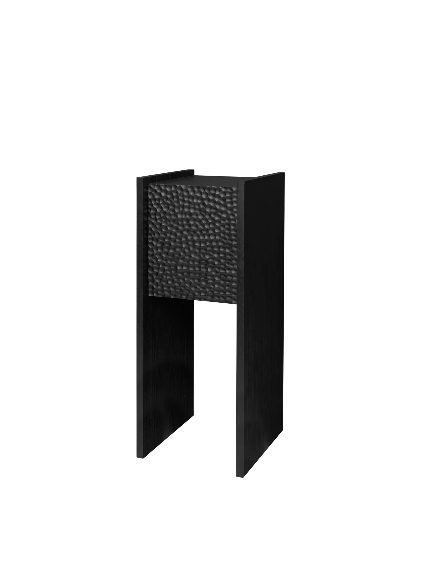 Scarni Pedestal Cabinet - Dark Stained Ash - Image 5