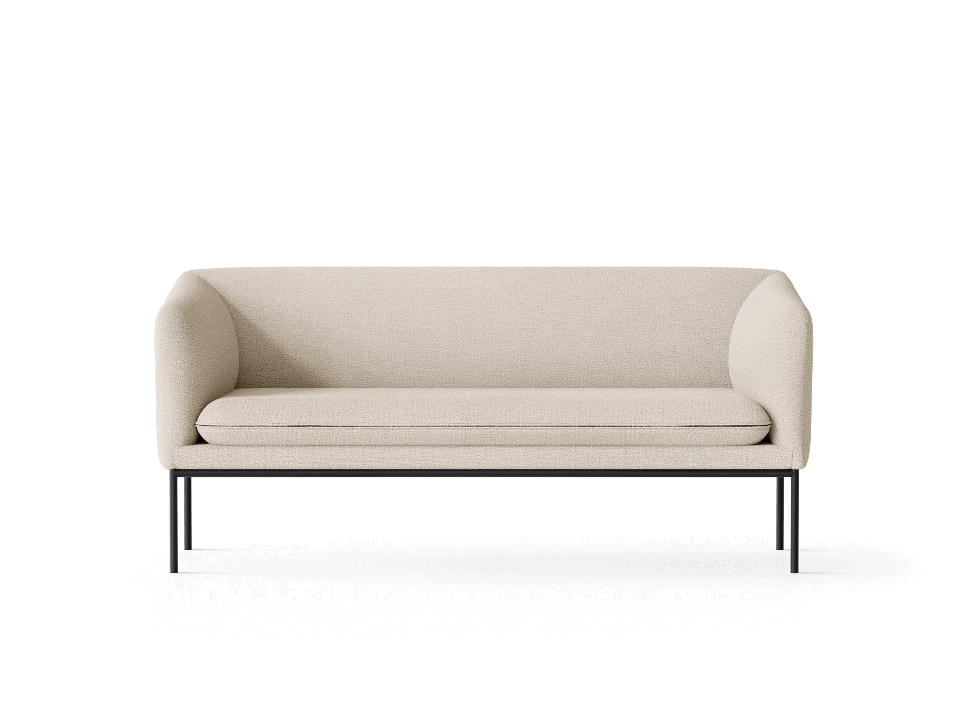 Turn Sofa 2-seater - Bouclé - Off-White - US