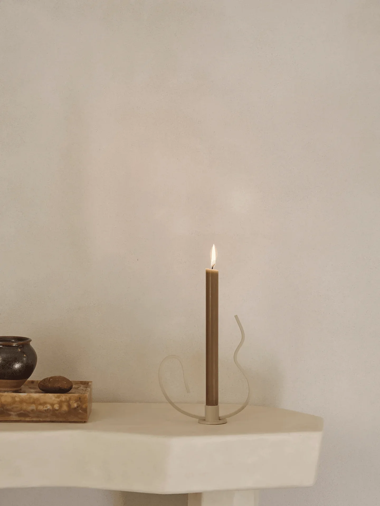 Valse Candle Holder - Low - Cashmere & Pure Candles - Set of 4 - Roseate Blend -  Gift Set - Image 2